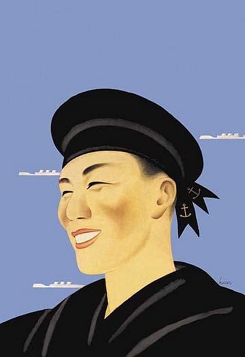 Japanese Sailor by Frank McIntosh - Art Print