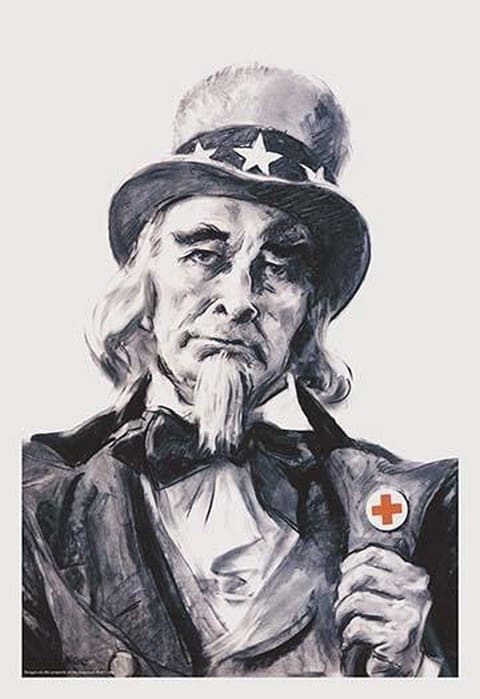 Uncle Sam for the Red Cross by James Montgomery Flagg - Art Posters or ...