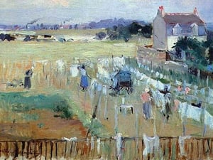 Laundry Day by Berthe Morisot - Art Print