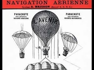 Broadside Announcement of a Balloon Ascension #3 - Art Print