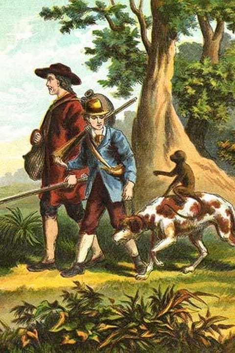 Young Turk Brought home on Turk's Back by Johann David Wyss - Art Print