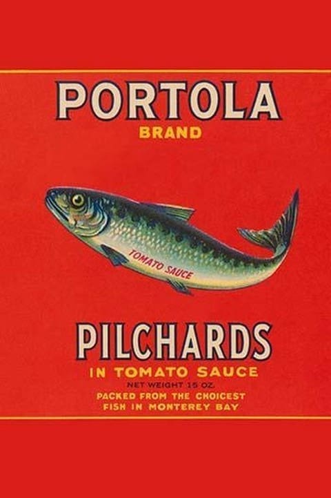 Portola Brand Pilchards #3 - Art Print
