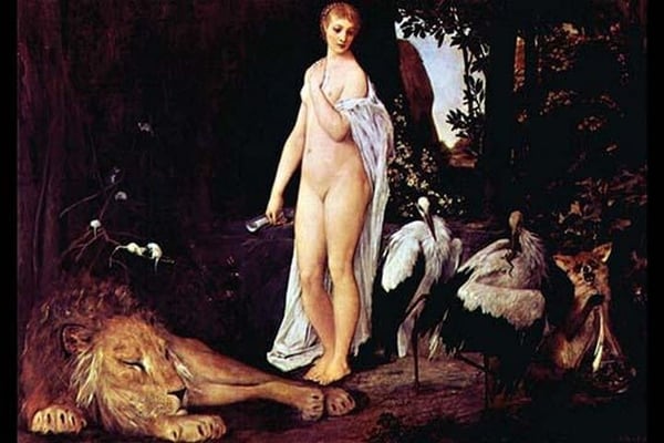 Fable by Gustav Klimt - Art Print
