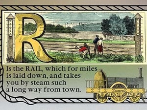R is the Rail - Art Print