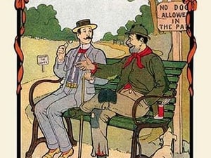 The Tramp by H.O. Kennedy - Art Print