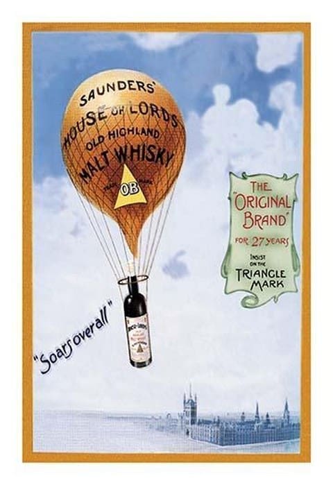 Saunders's House of Lords Whiskey by Fred Smith - Art Print