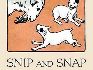 Snip and Snap and the Billy Goat by Julia Dyar Hardy - Art Print
