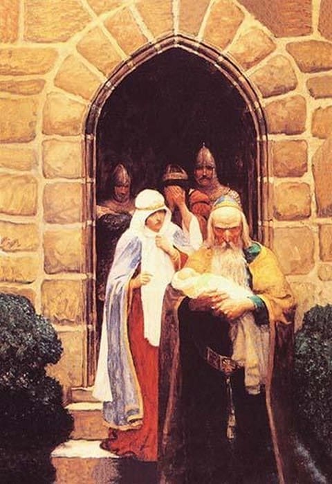 Merlin by N.C. Wyeth - Art Print