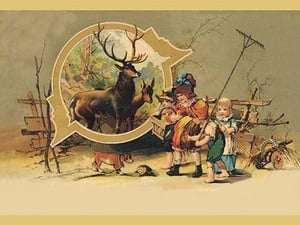 A Buck and Children - Art Print