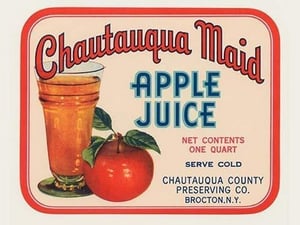 Cahutauqua Maid Apple Juice - Art Print