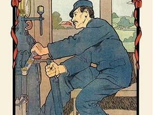 The Engineer by H.O. Kennedy - Art Print