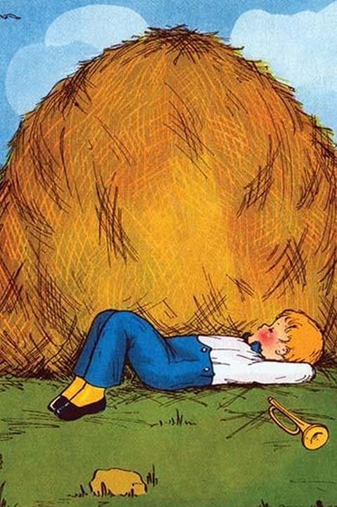 Under a Hay Stack Fast Asleep by Queen Holden - Art Print