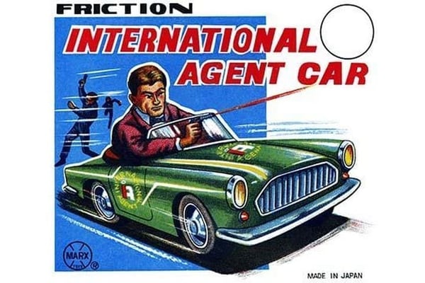 International Agent Car - Art Print
