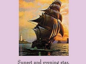 Crossing the Bar by Alfred Lord Tennyson - Art Print