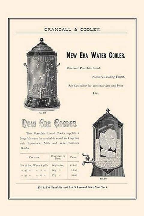 New Era Water Cooler - Art Print