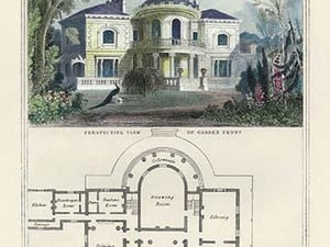 A Villa in the Roman Style by Richard Brown - Art Print
