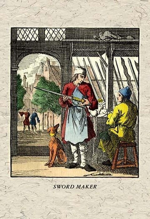 Sword Maker by J. A. C. Lohr - Art Print