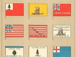 Flags of 1775-77 - Art Print