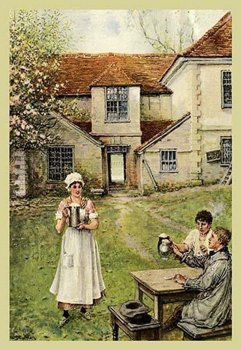A Quart of Ale is a Dish for a King by George H. Boughton - Art Print