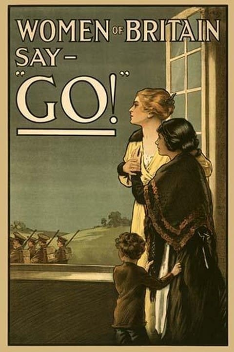 Women of Britain say 'GO!' by Kealey - Art Print
