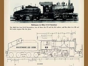 B & O Railroad - Art Print