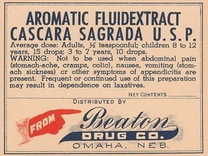 Aromatic Fluid Extract Cascara Sagrada U.S.P. - Art Print