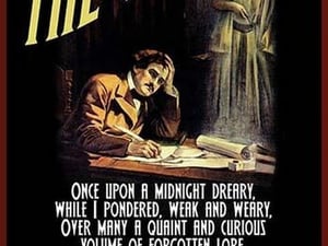 The Raven by Edgar Allen Poe - Art Print