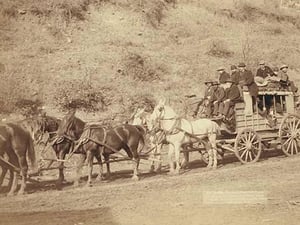 The Last Deadwood Coach by John C.H. Grabill - Art Print