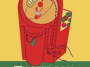 Basket Ball Bubble Gum Bank - Art Print