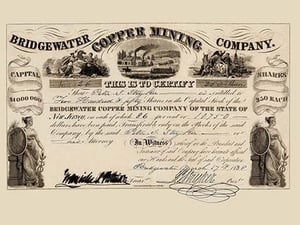 Bridgewater Copper Mining Company - Art Print
