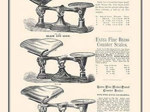 Troemners Confectioners Scales - Art Print