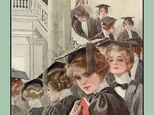 Graduation Day by Harrison Fisher - Art Print