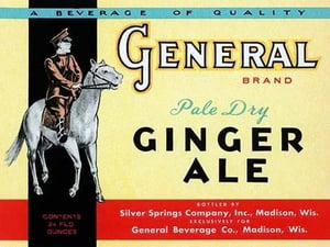General Brand Pale Dry Ginger Ale - Art Print