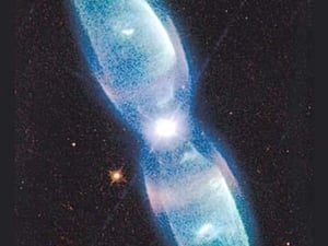 Butterfly Nebula by NASA - Art Print