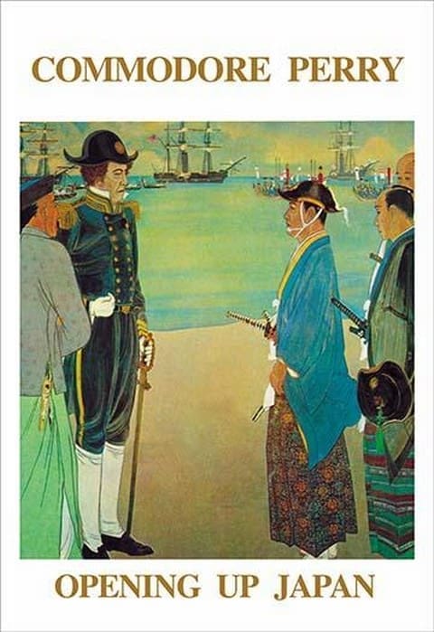 Commodore Perry - Opening Up Japan - Art Print