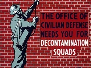 Join Now - Decontamination Squads by John McCrady - Art Print