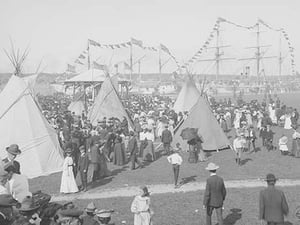Saint Mary's [i.e. Sault Sainte Marie] Canal celebration - Art Print