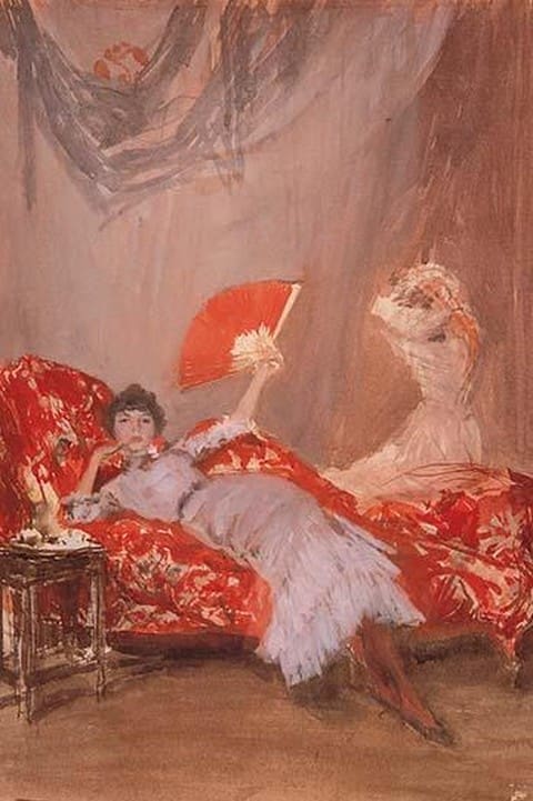 Milly Fitch by James McNeill Whistler - Art Print