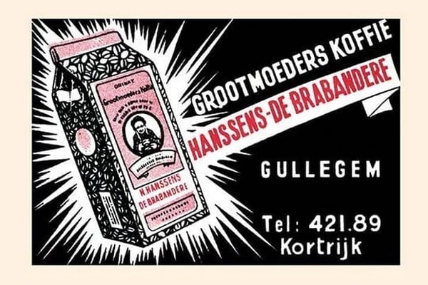 Grootmoeders Koffie Hanssens-De Brabanderie - Art Print