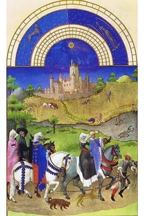 Le Tres Riches Heures du Duc de Berry - August by Paul