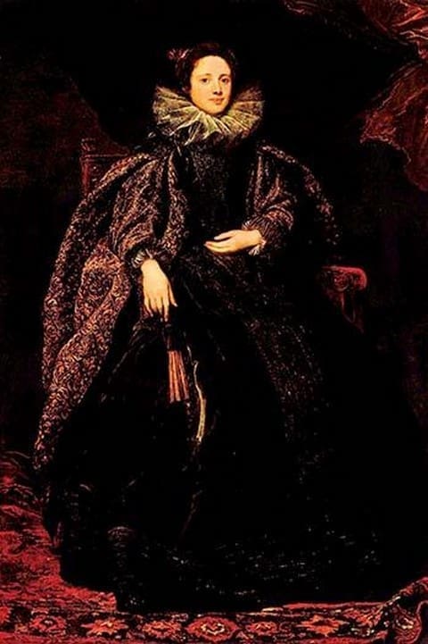Portrait of Marchesa Balbi by Anthony Van Dyk - Art Print