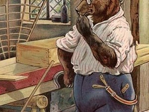 Thinking by Wilbur Pierce #2 - Art Print