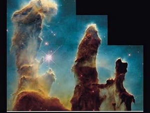 Pillars of Creation by NASA - Art Print