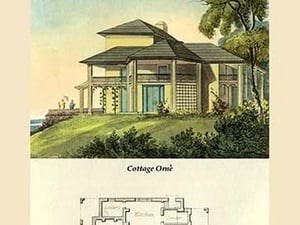 A Cottage Orne #6 by J. B. Papworth - Art Print