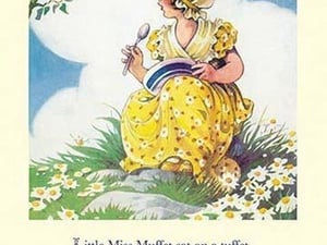 Little Miss Muffet - Art Print