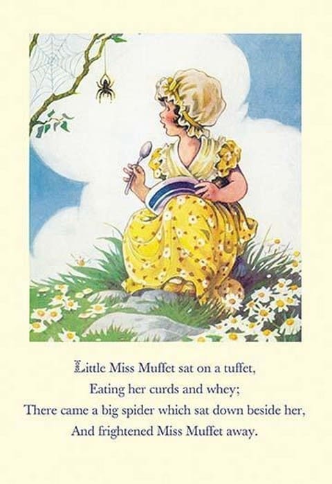 Little Miss Muffet - Art Print