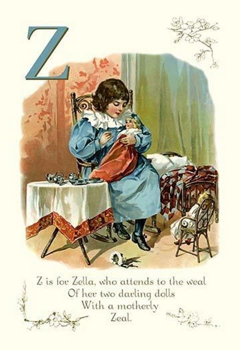 Z is for Zella - Art Print