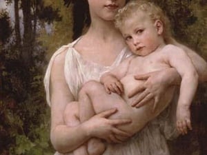 Little Brother by William Bouguereau - Art Print