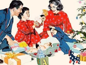 A Family Christmas by Jim Schaeffing - Art Print