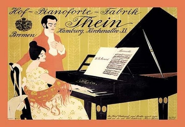 Hof-Pianoforte-fabrik by Frirz Helmut Ehucke - Art Print